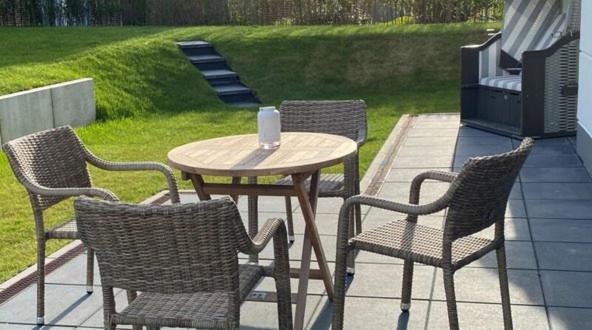 Seeblick Nordlicht, Exklusive Wohnung Mit Terrasse Wangerooge Eksteriør bilde
